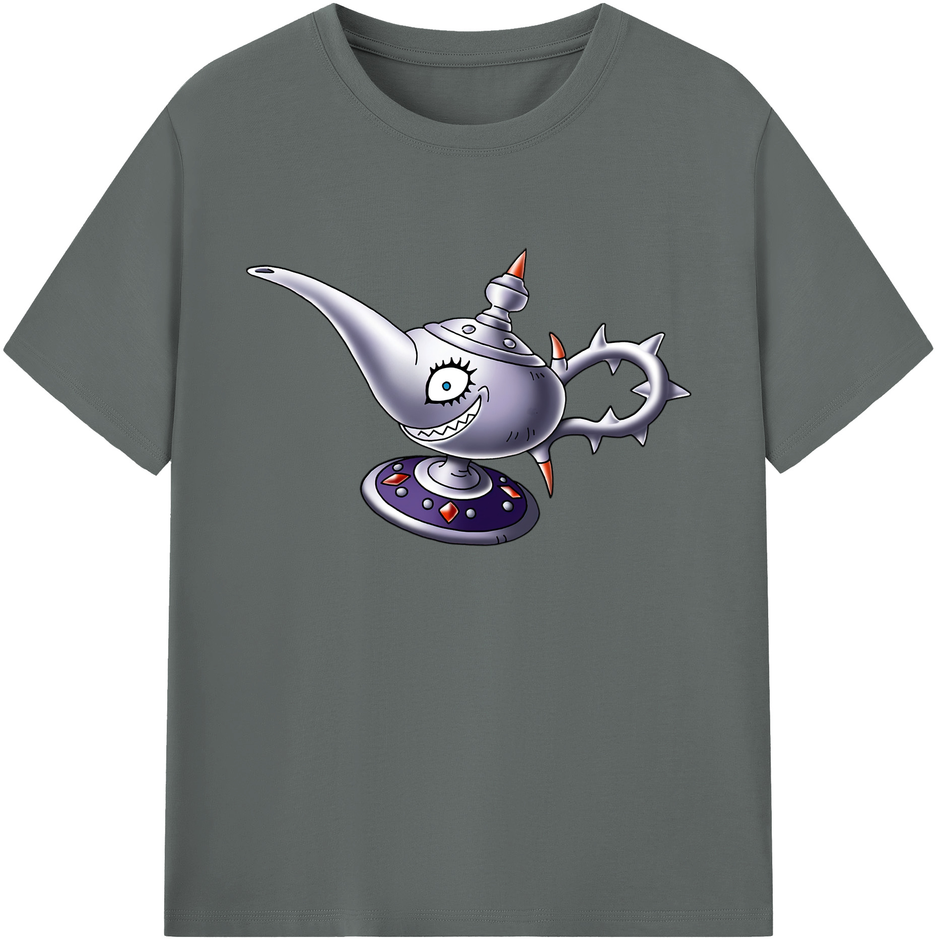 （画像用） ドラゴンクエスト Doragon Kuesuto Dragon Quest 綿100％ メンズ半袖Tシャツ｜肌触りやわらか＆通気性